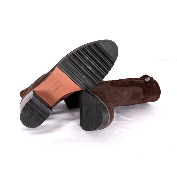 Blondo Women's Waterproof Robynn Bootie Size 10M Brown Suede Upper Lugged Sole - Picture 6 of 10